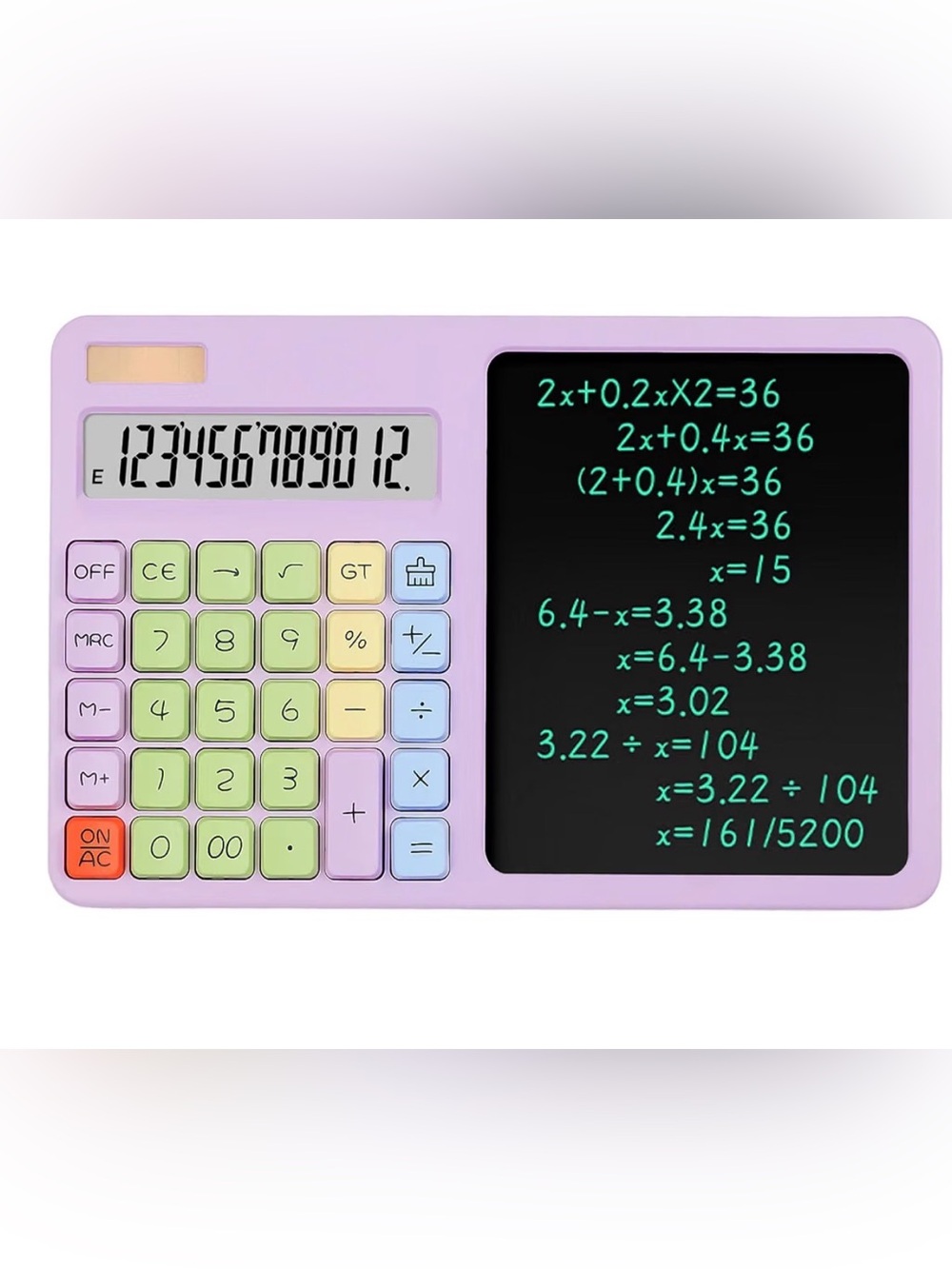 2 in 1 Calculator With Notepad 📝 - Back to School